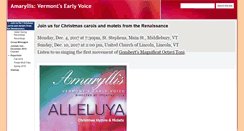 Desktop Screenshot of amaryllisvt.org